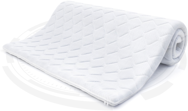 Topper 80x200 cm Matratzenauflage mit Latex Höhe 4 cm Matratzenschoner H2 Bild 3