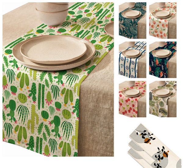 LIVINA HOME Tischläufer Premium Tischdecke abwaschbar, Tischband, moderne Leinenoptik Decke, Tischtuch, Gartentischdecke, Tafeltuch, Oster Deals Sale!