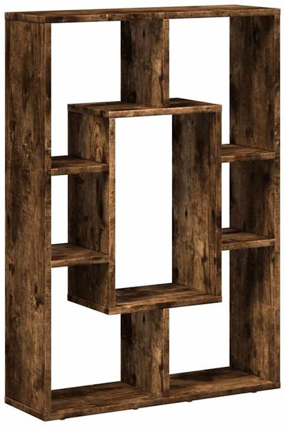 Bücherregal | Standregal Räuchereiche 63x20x90 cm Holzwerkstoff