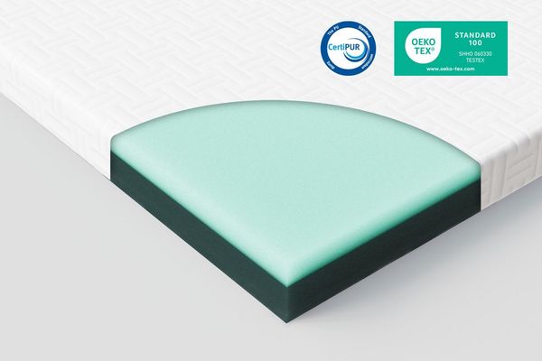 ROYGBIV, Topper Gel Memory Schaum Matratzentopper, H2/H3 Härte, Oeko-TEX Zertifiziert, 5 cm hoch, (1-tlg), Waschbar Bezug, Druckentlastung, Atmungsaktiv, Hypoallergen