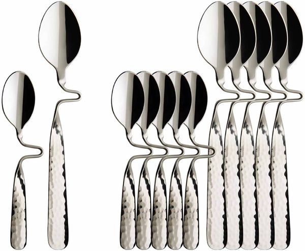 Villeroy & Boch NewWave Caffè Spoon Kaffee- & Espresso-Löffel Set 12-teilig