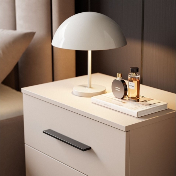 Lookway Nachttisch LINA 2S Kaschmir Hängender Nachttisch mit LED-Beleuchtung (1x Nachttisch), Breite: 55 cm Bild 3