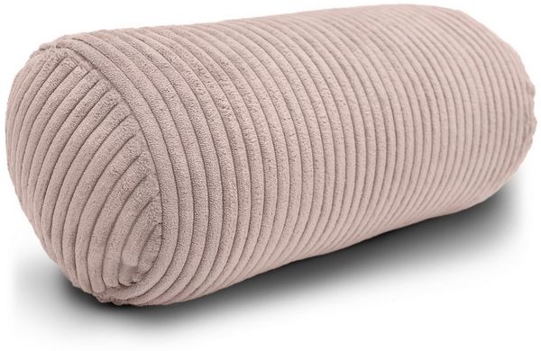Amilian Nackenrolle mit Bezug 15 x 40 cm - Kissenrolle - mit Nackenrollenbezug - Bettrolle, Kopfstütze, Nackenstütze mit Bezug, ideal als Dekokissen, Sofakissen, Kissen, Kissenrolle, Lagerungskissen, Schlafkissen und für Reisen