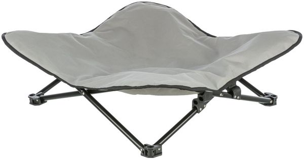 TRIXIE Hundebett Camping-Bett - beige/schwarz - 69 × 20 × 69 cm