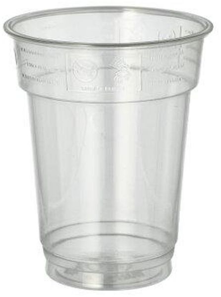 40 Trinkbecher "Hurricane", PET 0,2 l Ø 7,8 cm · 9,7 cm glasklar