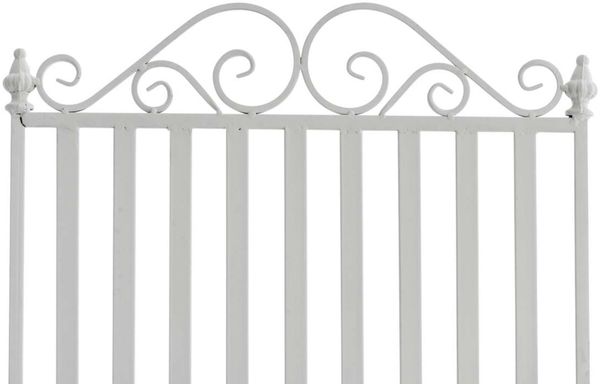 Schaukelstuhl ANNA 2er Set Antik Outdoor - 56x90x94cm, Metall, Weiß | Gartenstuhl Liegestuhl Relaxstuhl Garten Terrasse Bild 6
