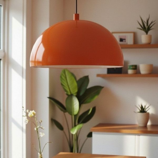 Bamyum Pendelleuchte Bamyum Hängelampe Vintage Ø26 cm E27 Metall Lampe, ohne Leuchtmittel