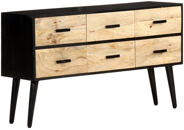 vidaXL Sideboard 110x33x64 cm Massivholz Mango 322678 Bild 10