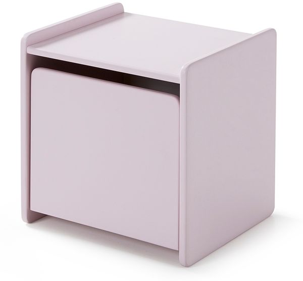 Nachtkonsole >KIDDY< in rosa aus MDF - 40x41x36cm (BxHxT)