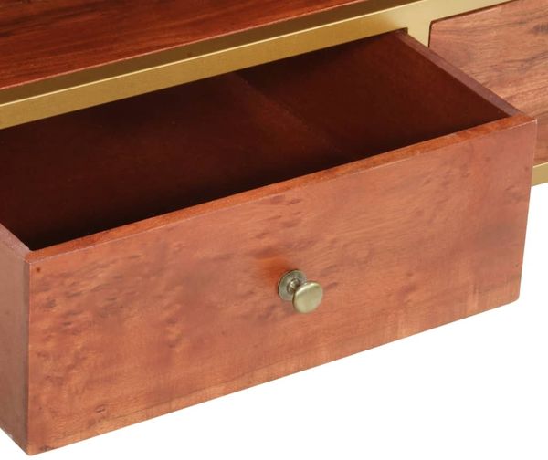 vidaXL Couchtisch 90 x 50 x 40 cm Massivholz Akazie 286187 Bild 5