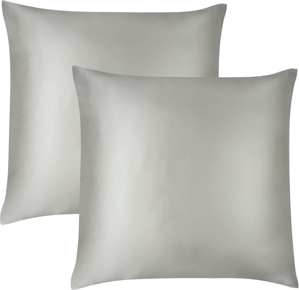 Aspero Kissenbezüge 2x Seiden Kissenbezüge 80x80 cm Enna, Haut- und haarschonendes Material