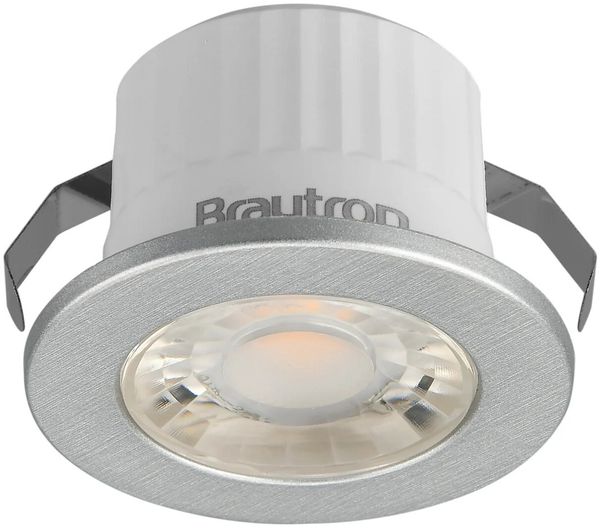 LED Einbauspot Minispot 3 Watt | silber | IP54 | warmweiß (3000 K)