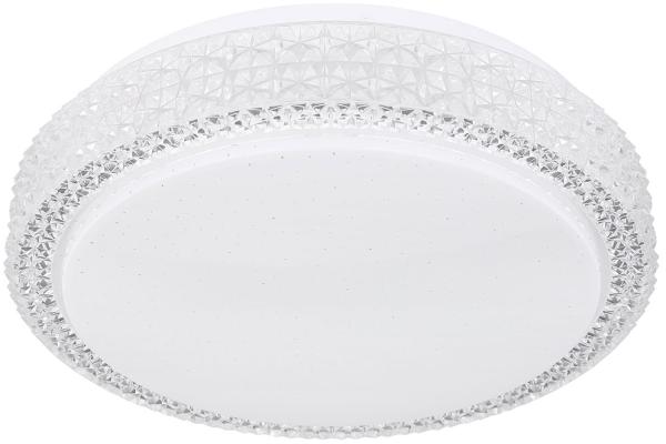 LED Deckenleuchte, Kristalle, Sternenhimmel, CCT, D 30 cm