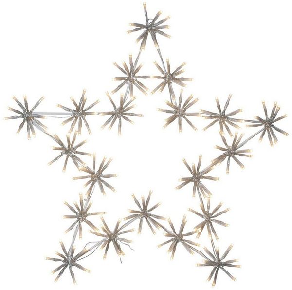 Star LED-Silhouette 'Flower, 200 ww LED