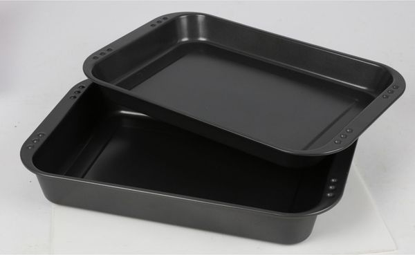 Brat- und Auflaufform Carbonstahl 4 mm mit Deckel – robuste hitzestabile Ofenform, ideal zum Schmoren, Backen & Überbacken, langlebig, gleichmäßige Wärmeverteilung