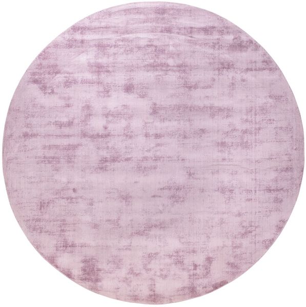 Viskose Teppich - Symphony 200 x 200 cm - rosa - rund