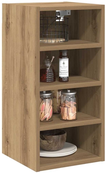 vidaXL Hängeschrank Riga Artisan-Eiche 30x29,5x60 cm Holzwerkstoff 854174 Bild 2
