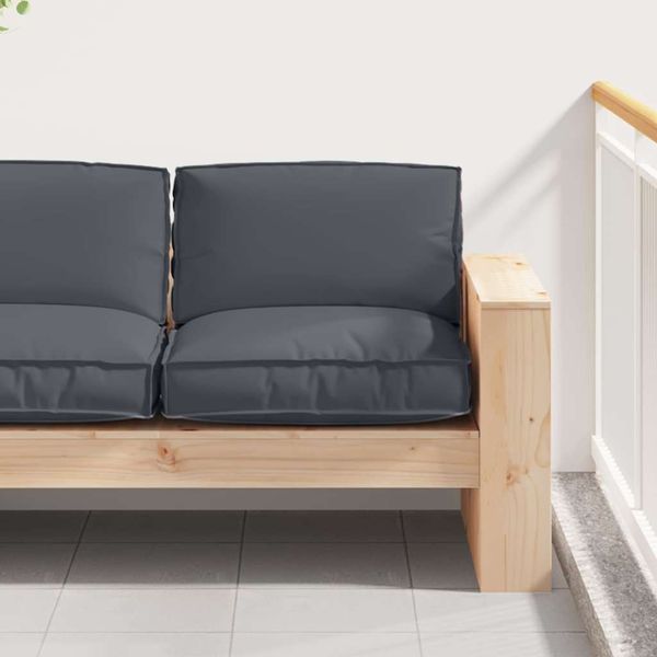 vidaXL Kissen Anthrazit 80 x 80 x 12 cm Oxford-Stoff 42001508