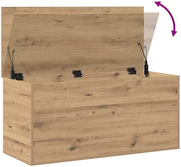 vidaXL Aufbewahrungsbox Artisan-Eiche 100 x 42 x 46 cm Holzwerkstoff 862292 Bild 10