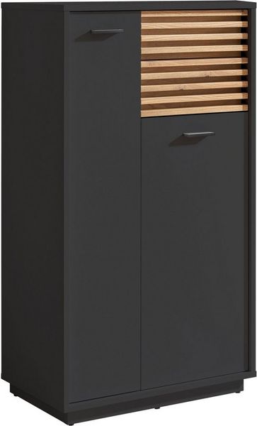 BASIC by Balculina Midischrank Liguria B/H/T 60x106x35 cm (1-St) Breite 60cm, Unterflurauszug, FSC-Mix 70%