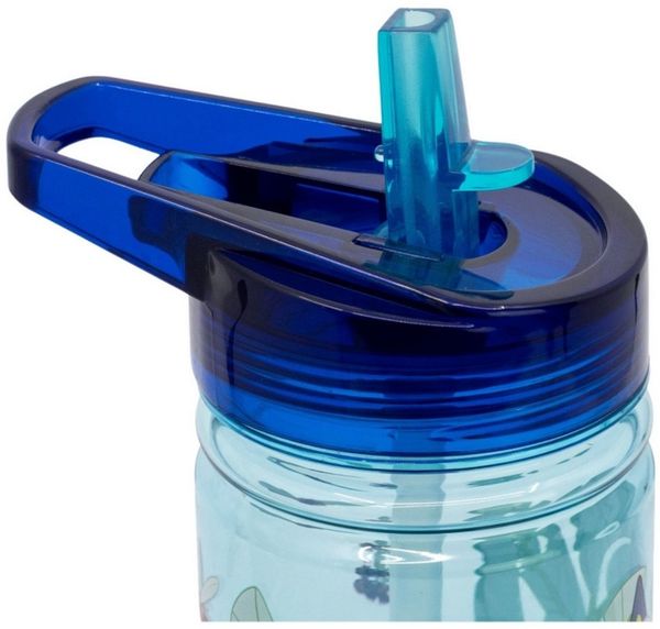 Storline Trinkflasche Bluey Trinkflasche 475 ml Kinderflasche mit Klappdeckel & Griff
