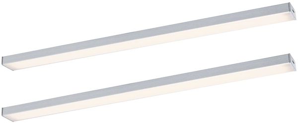 LED Unterschrankleuchte Inline Erweiterungsset 3000K dimmbar 2x4W 350x26mm 2x350lm 24V Chrom matt