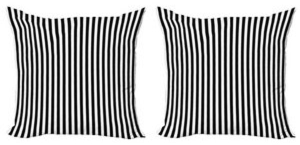 Abakuhaus Kissenbezüge Modern Accent Doppelseitiger Digitaldruck, (2 Stück), Schwarzweiss-Streifen Classic Line Bild 6