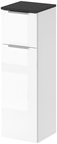 Midischrank Otis Weiß Hochglanz 30 x 95 cm Vicco