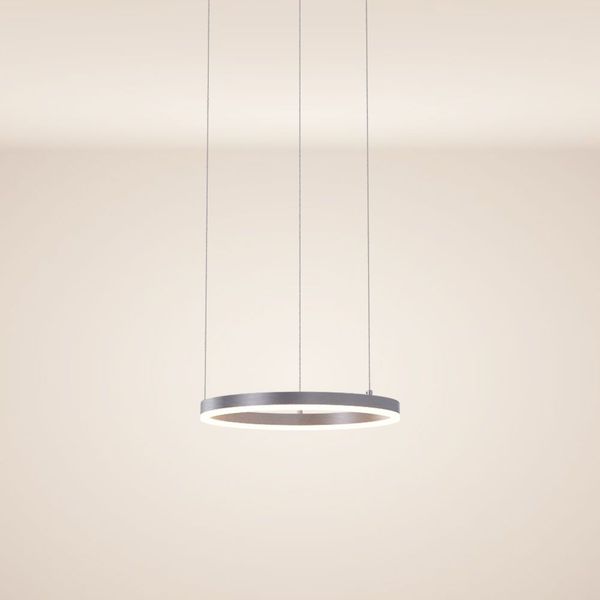 s.luce LED Ring Pendelleuchte Ø 40cm Aluminium