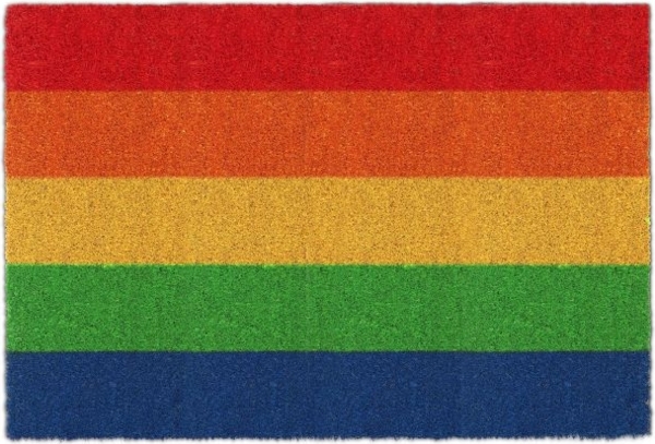 Fußmatte Kokos Regenbogen 10050467