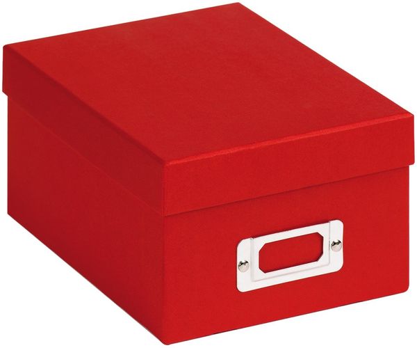 walther design Aufbewahrungsboxen rot 10x15 cm Fun FB-115-R