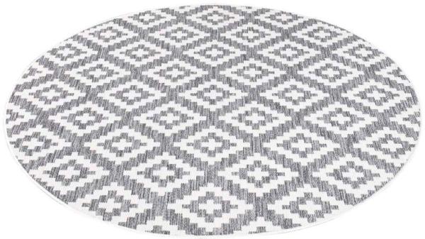 Carpet City Outdoorteppich Outdoor 461, rund, Höhe: 5 mm, UV-beständig, Flachgewebe, auch in quadratischer Form erhältlich