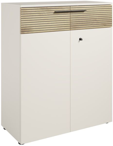 Novel 'FLORIDA' Aktenschrank 2-türig, Holznachbildung Kaschmir eiche, 89.8 x 110 x 43 cm, mit Softclose