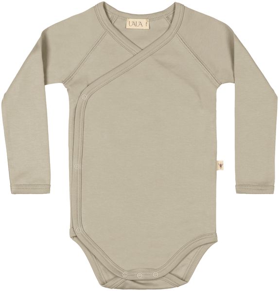 UAUA Babybody Langarm Oceano 1-3 Monate Grün
