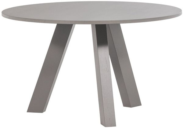 Esstisch Rhonda - Eichenholz warmes Grau, Ø 129 cm