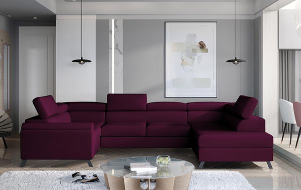 Wohnideebilder Escada Dunkelviolett Ecksofas & Eckcouches Esc_47