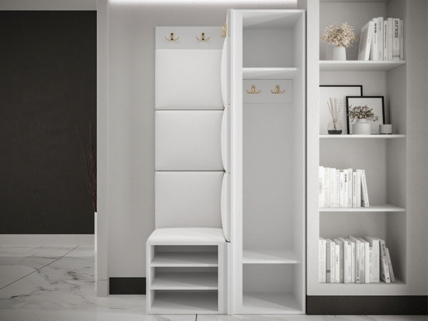 Garderoben-Set Kirtan Slim XXV (Farbe: Weiß, Soft 011) Bild 5