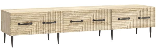 vidaXL TV-Schränk Sonoma-Eiche 147 x 34,5 x 30 cm Holzwerkstoff 894937
