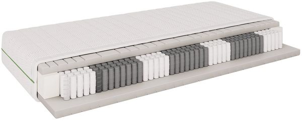 Taschenfederkernmatratze 7 Komfortzonen MULTIPocket Matratze (24 cmH)Ergonomische Unterstützung, PANDA MÖBEL GmbH, 24 cm hoch
