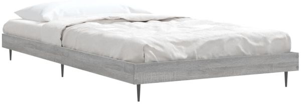 vidaXL Bettgestell Grau Sonoma 100x200 cm Holzwerkstoff 832267 Bild 3
