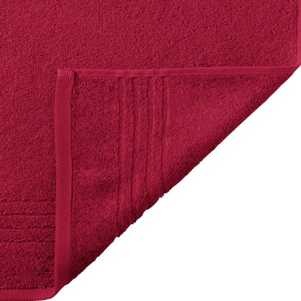 Madison Handtuch 50x100cm rot 500g/m² 100% Baumwolle Bild 2