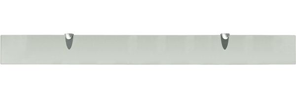 vidaXL Schwebende Regale 2 Stk. Glas 100x10 cm 8 mm [3051517] Bild 4