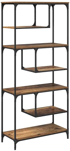 Bücherregal | Standregal Altholz 81 x 36 x 176 cm Holzwerkstoff
