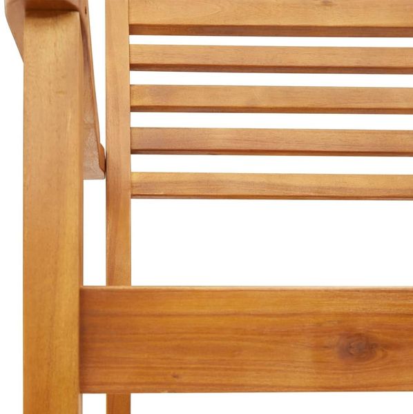 vidaXL Gartenstühle 2 Stk. 59x55x85 cm Massivholz Akazie 4004912 Bild 7