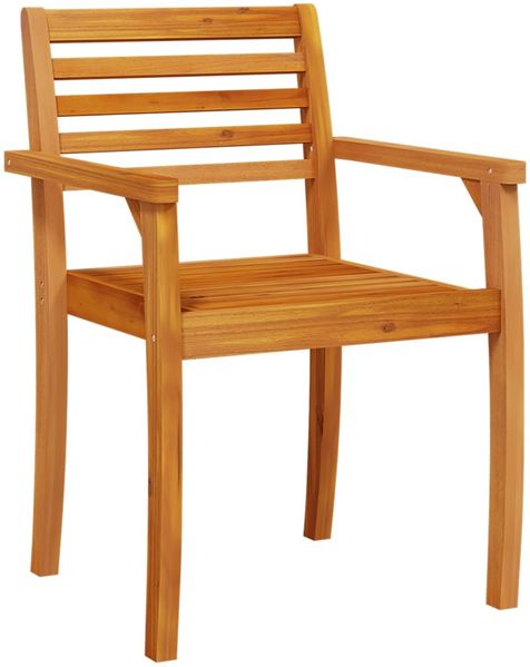 vidaXL Gartenstühle 2 Stk. 59x55x85 cm Massivholz Akazie 4004912 Bild 2