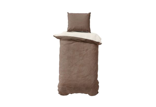 Müskaan Bettwäsche Wende Nicky Plüsch Winter Bettbezug Set Cashmere Touch Coral Fleece, Fleece, 2 teilig, warmer Bezug mit YKK Reißverschluss und Kissenbezug