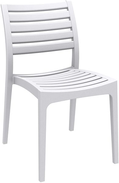 CLP Gartenstuhl Ares stapelbar und mit modernem Design,weiß