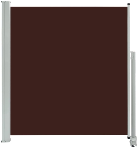 vidaXL Ausziehbare Seitenmarkise 140 x 300 cm Braun 48346