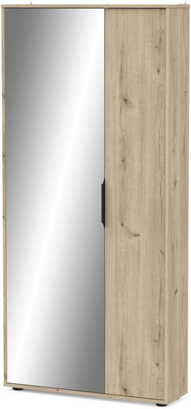 Schuhschrank >EBONY< in Eiche royal - 82,8x178,4x23,9cm (BxHxT)