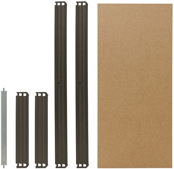 shelfplaza PRO 60x23 cm Fachboden-Set in grau für PRO Schwerlastregale mit 200 kg Traglast pro Boden